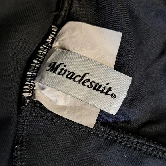 Miraclesuit • Black Sexy Ruched Slimming One Shoulder One Piece Swimsuit Summer